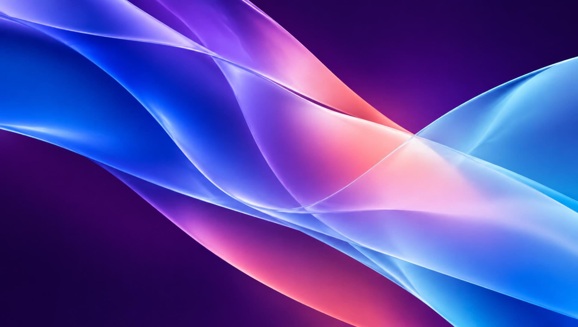 Sculptural flowing desktop wallpaper